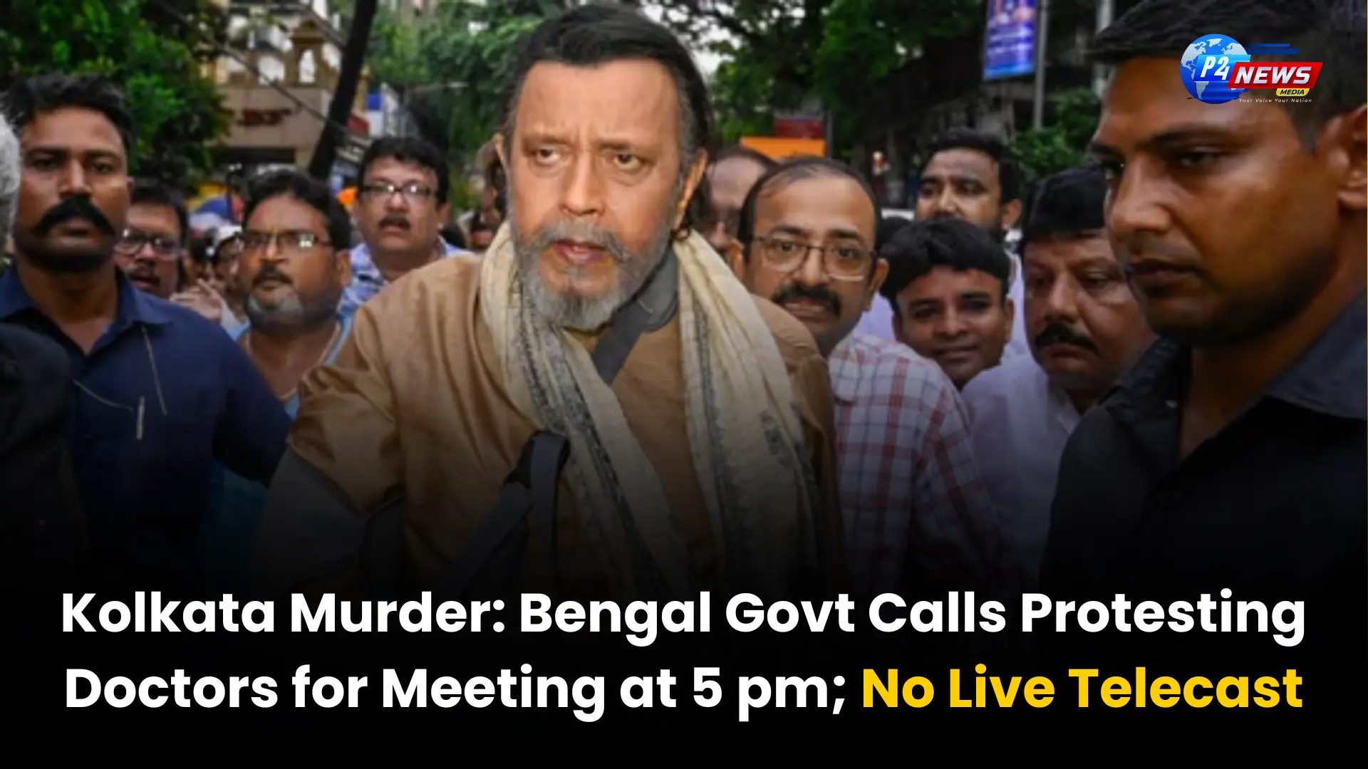 Kolkata Murder: Bengal Govt Calls Protesting Doctors for Meeting at 5 pm; No Live Telecast